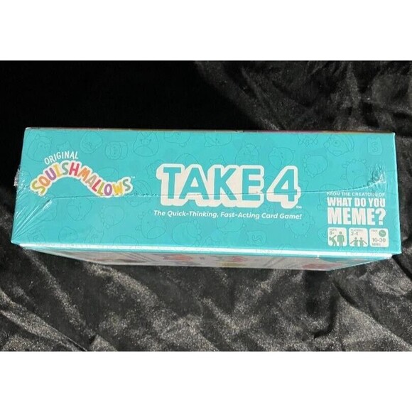 Squishmallows New Sealed Take 4 The Quick Thinking Fast Acting Card Game 8+ - Picture 4 of 5